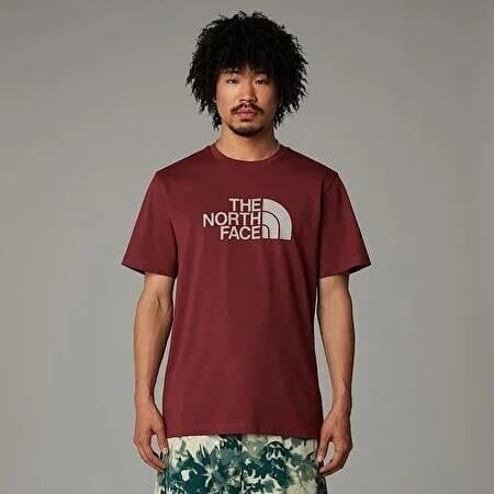 The North Face M Ss Easy Tee Erkek T-Shirt Bordo - S