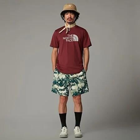 The North Face M Ss Easy Tee Erkek T-Shirt Bordo - S