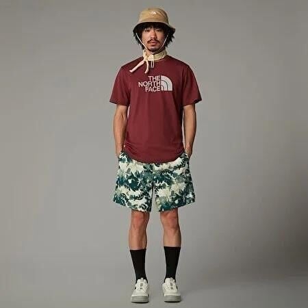 The North Face M Ss Easy Tee Erkek T-Shirt Bordo - S