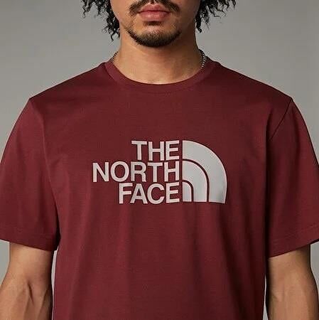 The North Face M Ss Easy Tee Erkek T-Shirt Bordo - S