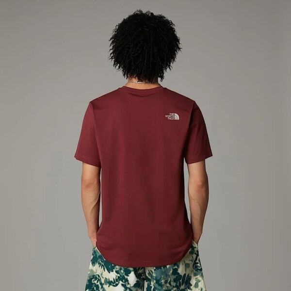 The North Face M Ss Easy Tee Erkek T-Shirt Bordo - S