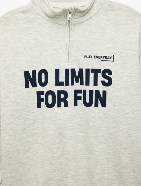 Koton Gri Sweatshirt 6Skb10169Tk Gri - 9-10