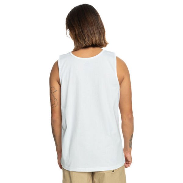 Quiksilver Comp Logo Tank Erkek Tişört Beyaz - S