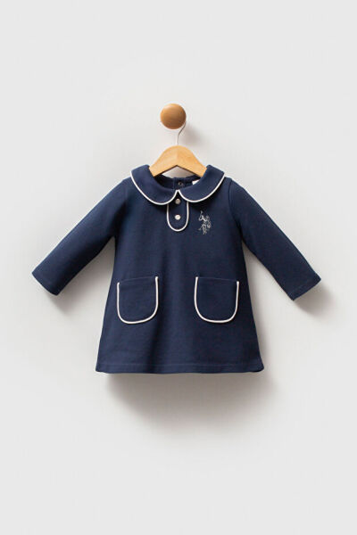 U.S.Polo Assn Kız Bebek Pike Elbise