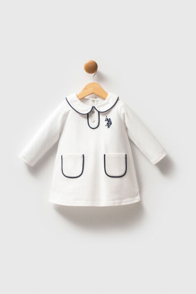U.S.Polo Assn Kız Bebek Pike Elbise