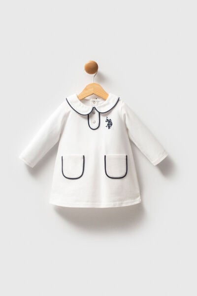 U.S.Polo Assn Kız Bebek Pike Elbise