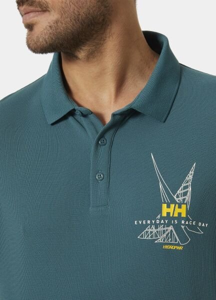 HELLY HANSEN HP Race Sailing Erkek Polo T-Shirt Yeşil - M