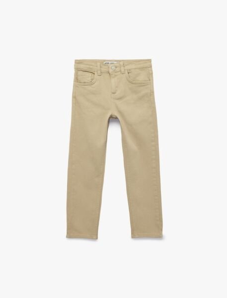 Koton Bej Pantolon 6Skb40040Td Bej - 9-10