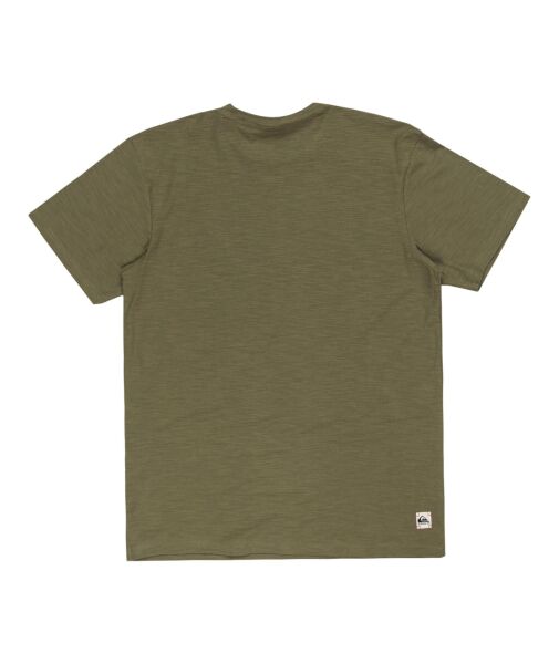 Quiksilver Slub Roundneck Erkek Tişört Yeşil - M