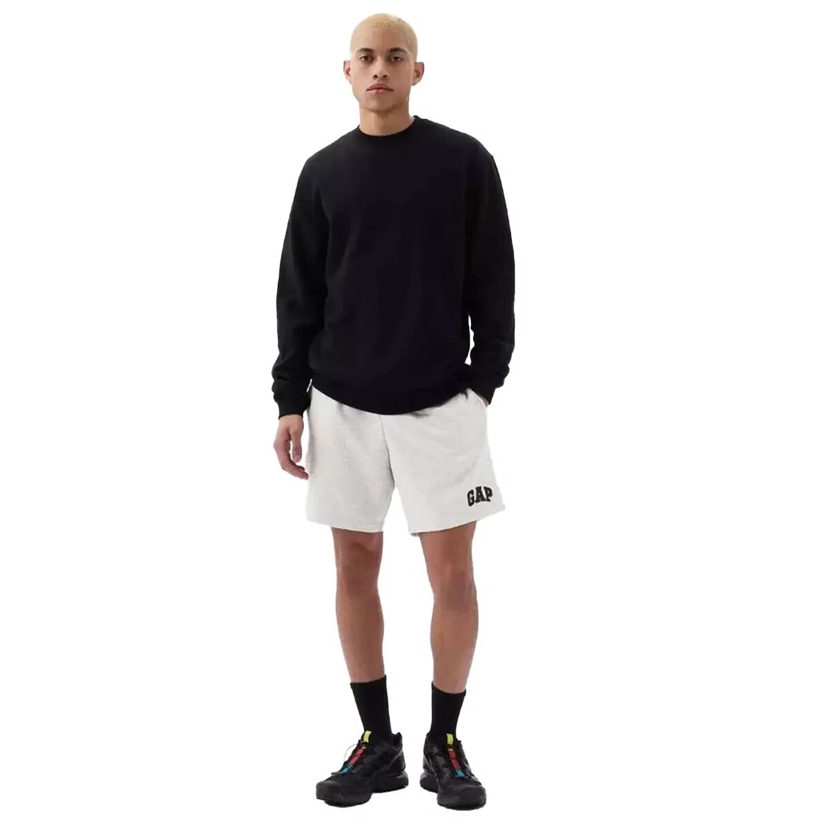 Gap Erkek Şort V-FRCH FT HERITAGE LOGO SHORT Gri - XXL