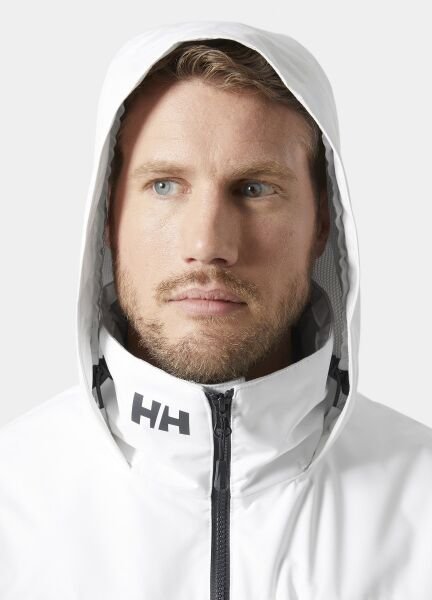 HELLY HANSEN Crew Hooded Midlayer Sailing Erkek Mont Beyaz - S
