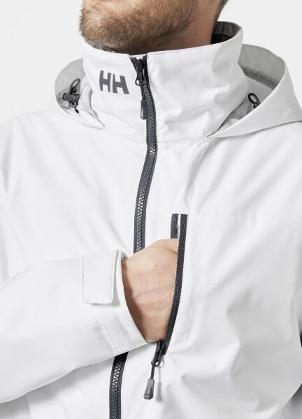 HELLY HANSEN Crew Hooded Midlayer Sailing Erkek Mont Beyaz - S