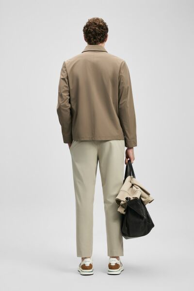 Lufian Flex Erkek Gömlek Ceket 111120072 TOPRAK - 54