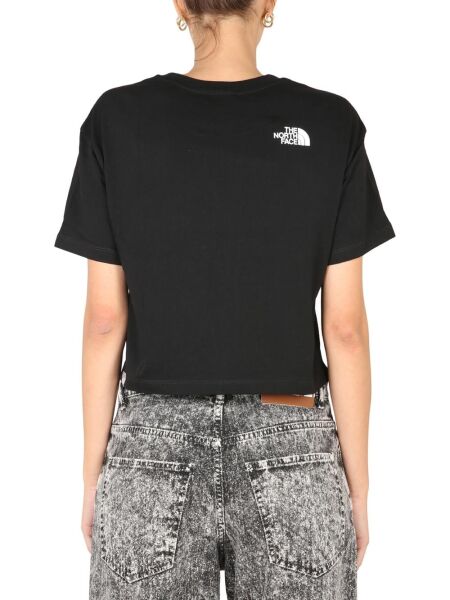 The North Face W Ss Easy Relaxed Cropped Tee Kadın T-Shirt Siyah - XS