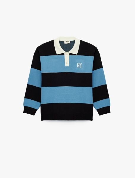 Koton Mavi Triko Kazak 6Skb90005Tt Mavi - 9-10