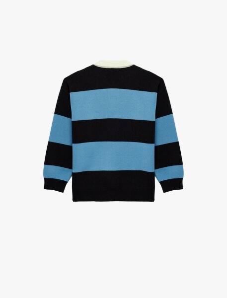 Koton Mavi Triko Kazak 6Skb90005Tt Mavi - 9-10