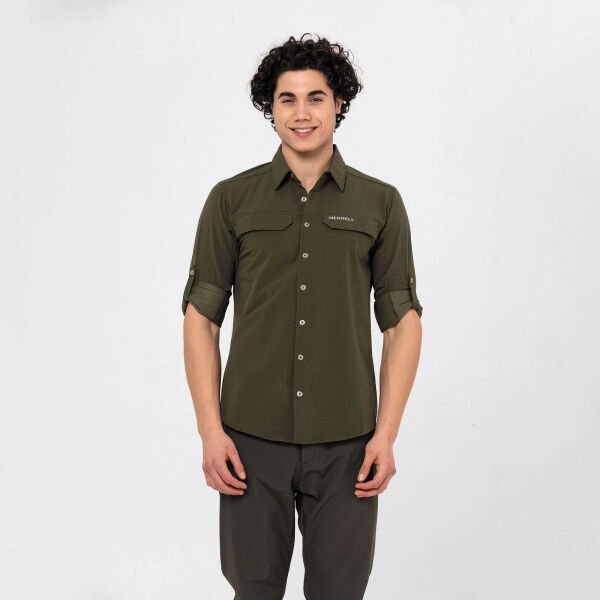 MERRELL Gusto Erkek Gömlek Haki - XL