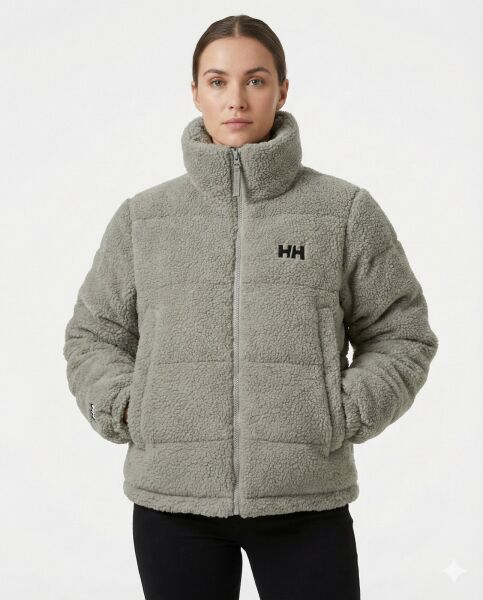 HELLY HANSEN W YU TEDDY PILE MONT XS - Terrazzo