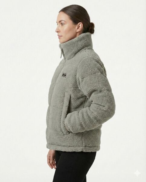 HELLY HANSEN W YU TEDDY PILE MONT XS - Terrazzo