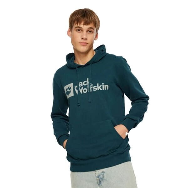 Jack Wolfskin ARTHUR HOODY M Erkek Sweatshirt Yeşil - L