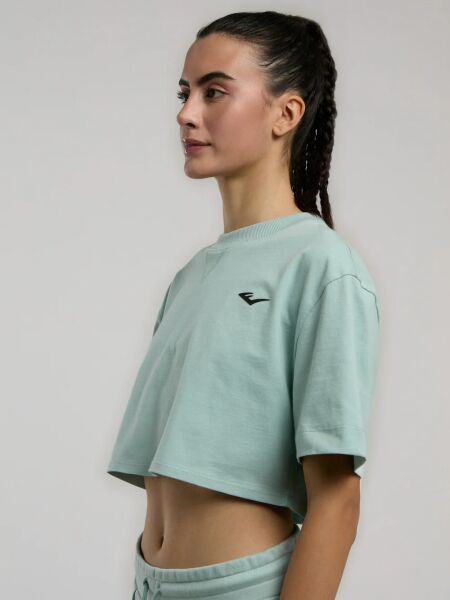 Ever Classics Wmn Comfort Kadın Crop Tişört TW0031 Siyah - L