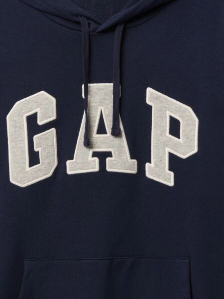 Gap Erkek Sweatshirt V-FRCH FT HERITAGE LOGO PO Lacivert - XXL