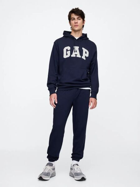 Gap Erkek Sweatshirt V-FRCH FT HERITAGE LOGO PO Lacivert - XXL