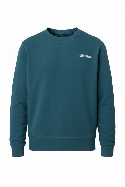 Jack Wolfskin MARK SWEAT M Erkek Sweatshirt Yeşil - XXL