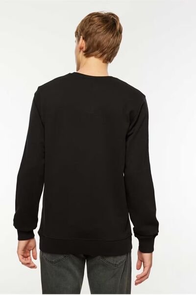 Jack Wolfskin MARK SWEAT M Erkek Sweatshirt Siyah - L