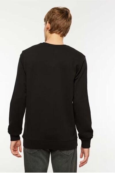 Jack Wolfskin MARK SWEAT M Erkek Sweatshirt Siyah - S