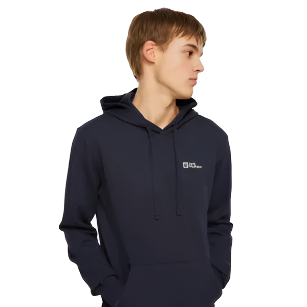 Jack Wolfskin TOMMY HOODY M Erkek Sweatshirt Siyah - XXL