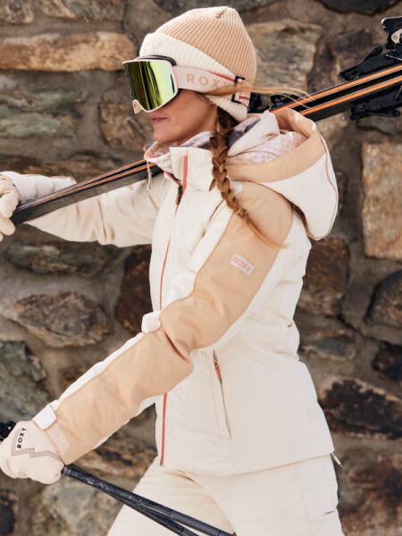 Roxy SNOWBLIZZARD JK Kadın Mont Krem - S