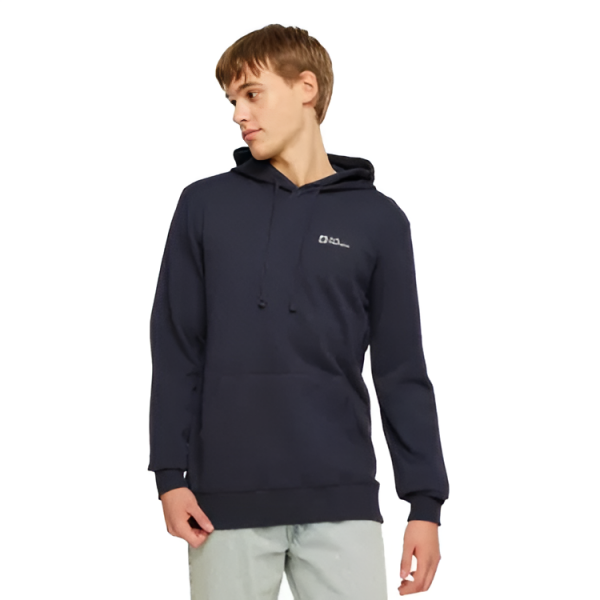 Jack Wolfskin TOMMY HOODY M Erkek Sweatshirt Mavi - XXL