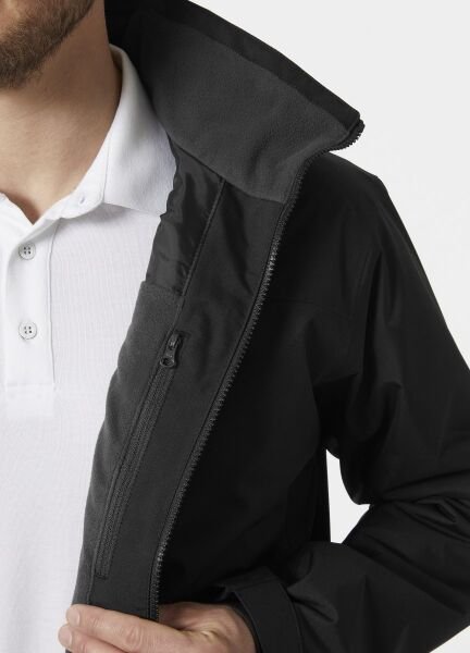 HELLY HANSEN Crew Midlayer Sailing Erkek Mont 2.0 Siyah - S