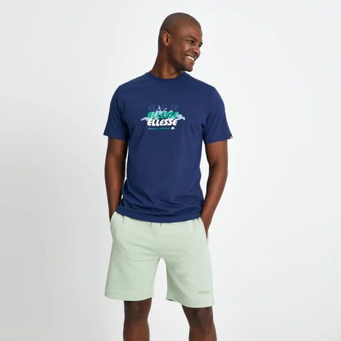 Ellesse Erkek T-shirt M-EM184 Lacivert - XXL