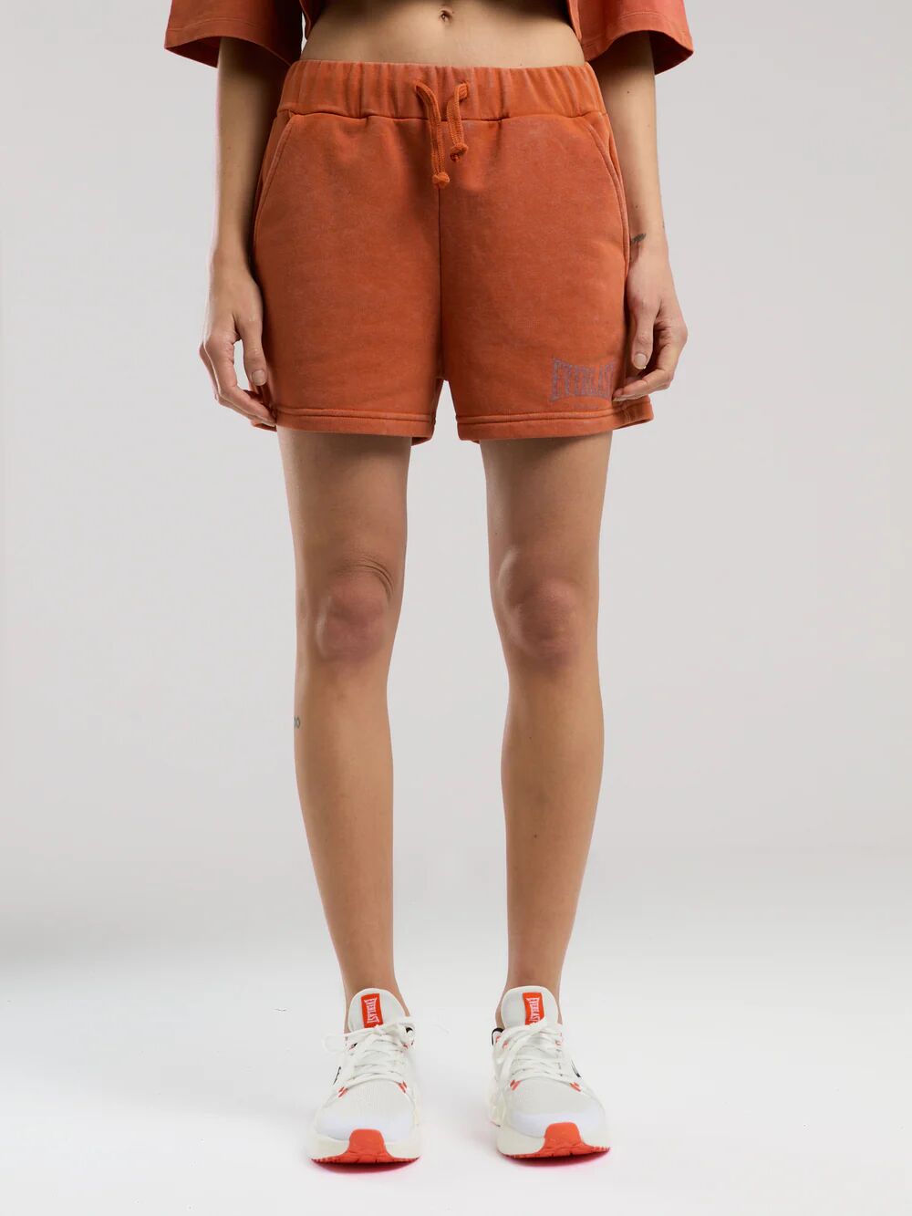 Everlast Bronx 1910 Kadın Şort TW0017 Turuncu - L