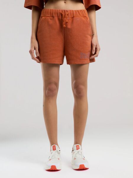 Everlast Bronx 1910 Kadın Şort TW0017 Turuncu - L