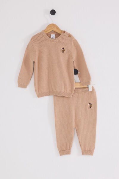 U.Spolo Kız Bebek 2 li Takım 9-12 - Pembe