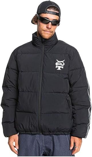 Quiksilver PUFF THE DRAGON Erkek Mont Siyah - XL