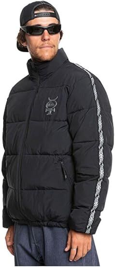 Quiksilver PUFF THE DRAGON Erkek Mont Siyah - XL