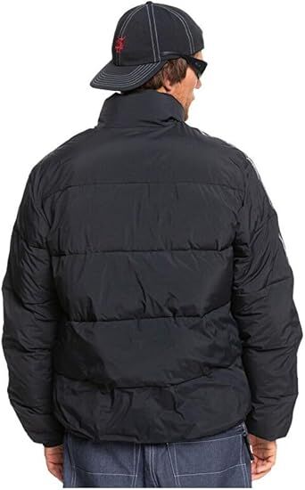 Quiksilver PUFF THE DRAGON Erkek Mont Siyah - XL