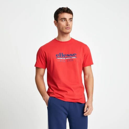 Ellesse Erkek T-shirt M-EM182 Mercan - XXL