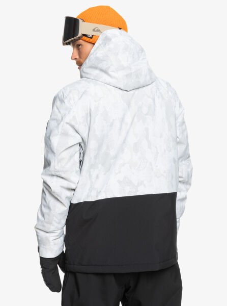 Quiksilver MISSION PRINTED BLOCK JK Erkek Mont Beyaz - S