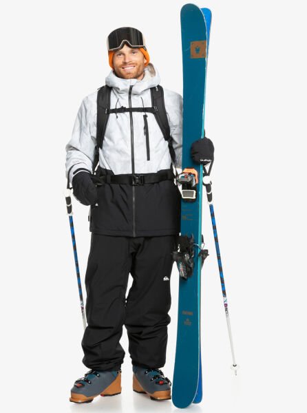 Quiksilver MISSION PRINTED BLOCK JK Erkek Mont Beyaz - S