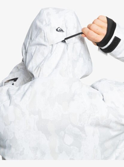 Quiksilver MISSION PRINTED BLOCK JK Erkek Mont Beyaz - S