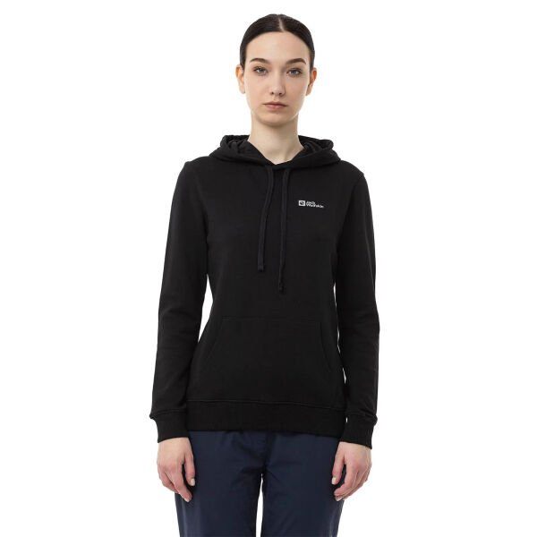 Jack Wolfskin ALICE HOODY W Kadın Sweatshirt Siyah - XL