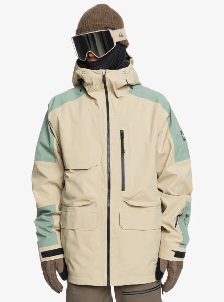 Quiksilver Hl Pro S Carlson 3L Goretex Jk Bej - L