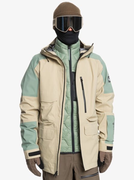 Quiksilver Hl Pro S Carlson 3L Goretex Jk Bej - L