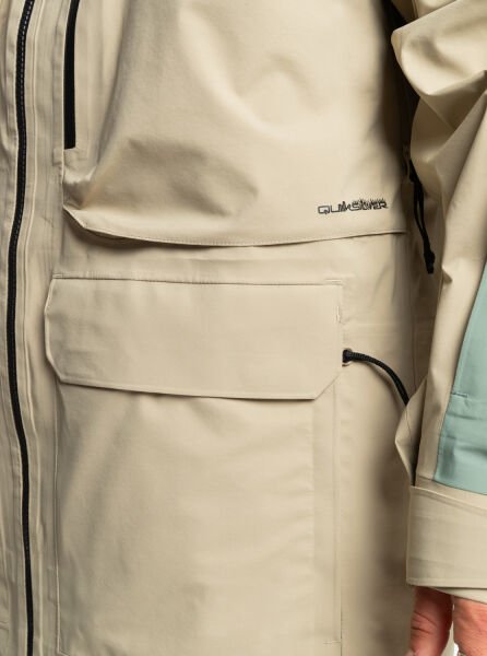 Quiksilver Hl Pro S Carlson 3L Goretex Jk Bej - L