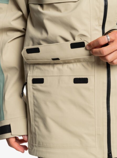 Quiksilver Hl Pro S Carlson 3L Goretex Jk Bej - L